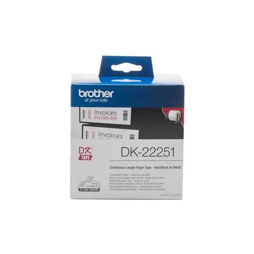 Brother P-Touch DK-22251 62MM X 15MM Etiket Şerit