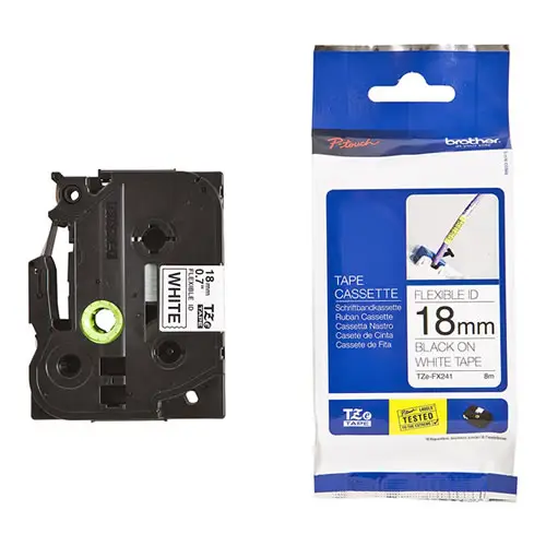 Brother P-Touch TZE-FX241 Etiket Şerit